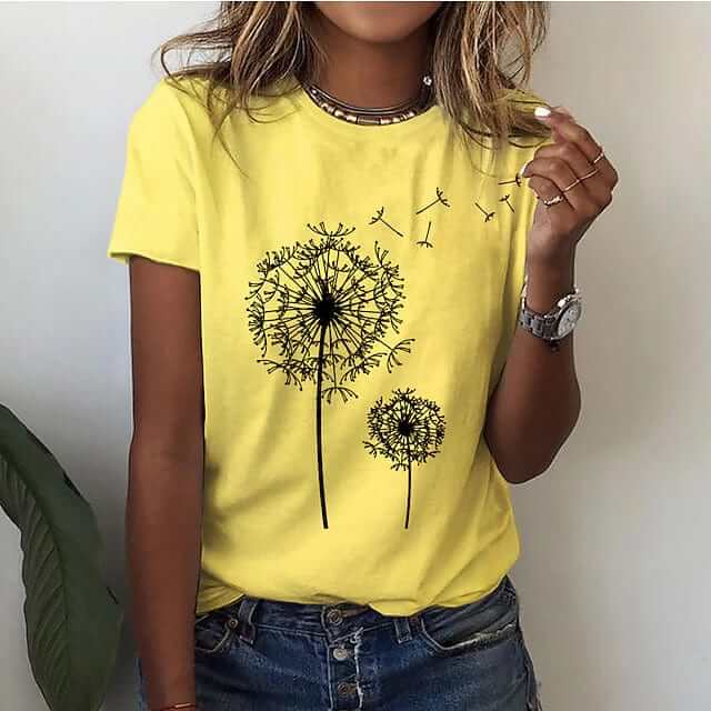 R&B | Lavigne Elegantes Löwenzahn-Shirt