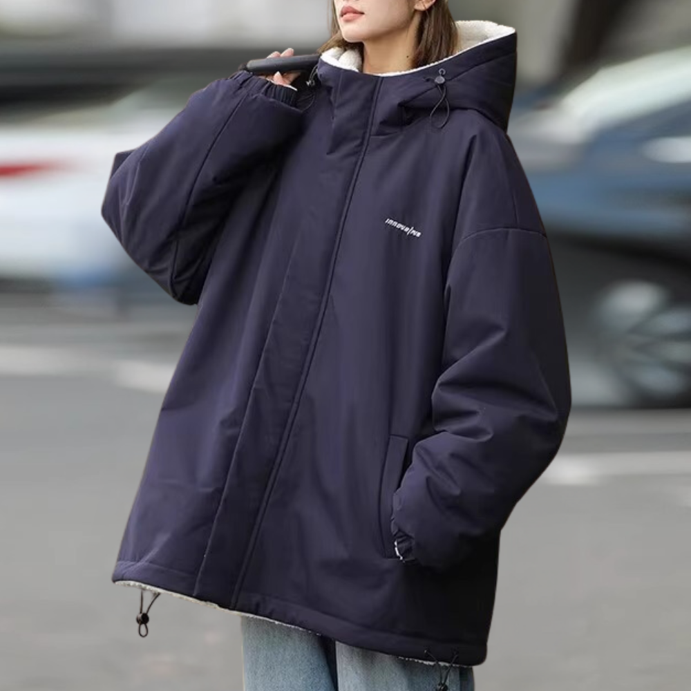 R&B | Warme Wendbare Winterjacke für Damen