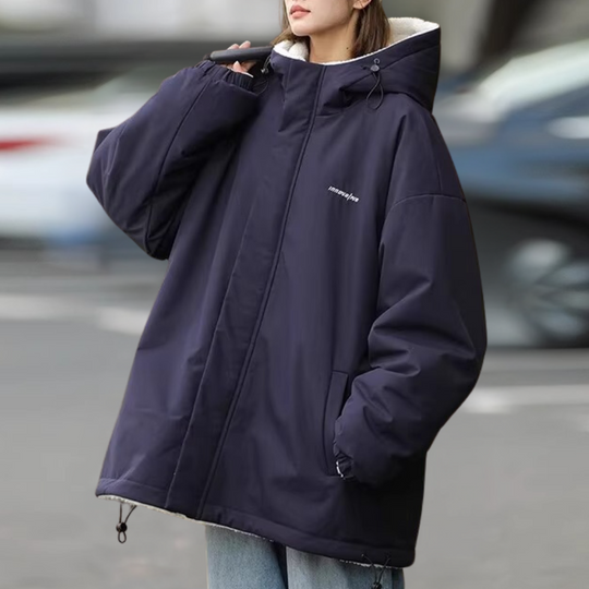 R&B | Warme Wendbare Winterjacke für Damen