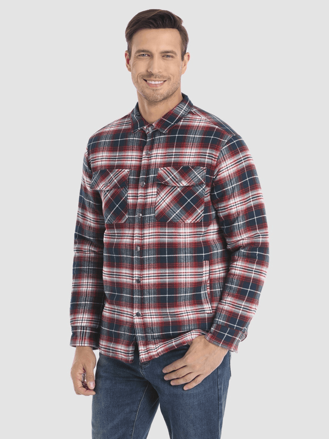 R&B | Stilvoll Flanelljacke für Männer