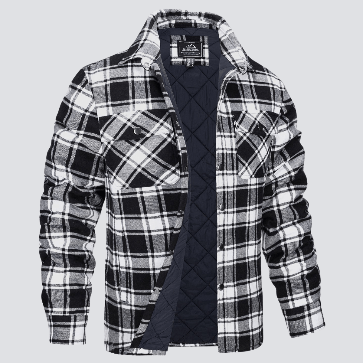 R&B | Stilvoll Flanelljacke für Männer