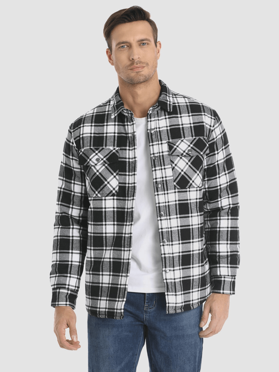 R&B | Stilvoll Flanelljacke für Männer