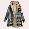 R&B | Warme Winterjacke mit Kapuze für Damen