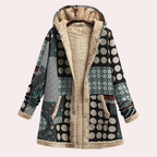 R&B | Warme Winterjacke mit Kapuze für Damen