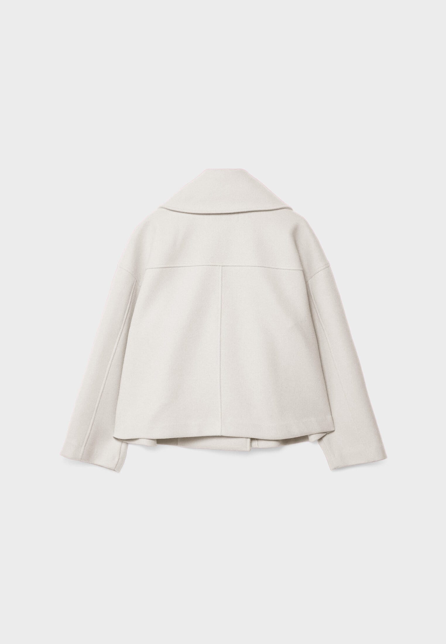 R&B | Damen Kurzer Mantel Oversize Herbst Übergang