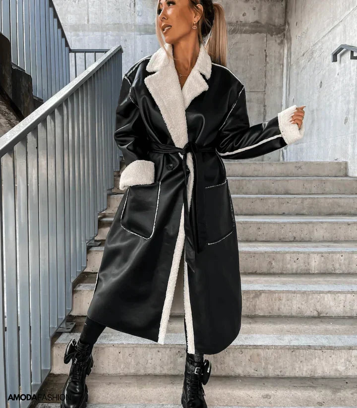 R&B | Aus Leder und Fleece mit Schnürsenkeln