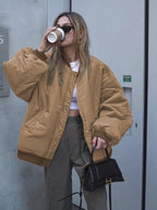 R&B | Damen Oversized Bomberjacke