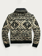 R&B | Gestrickter Herren Strickjacke Pullover