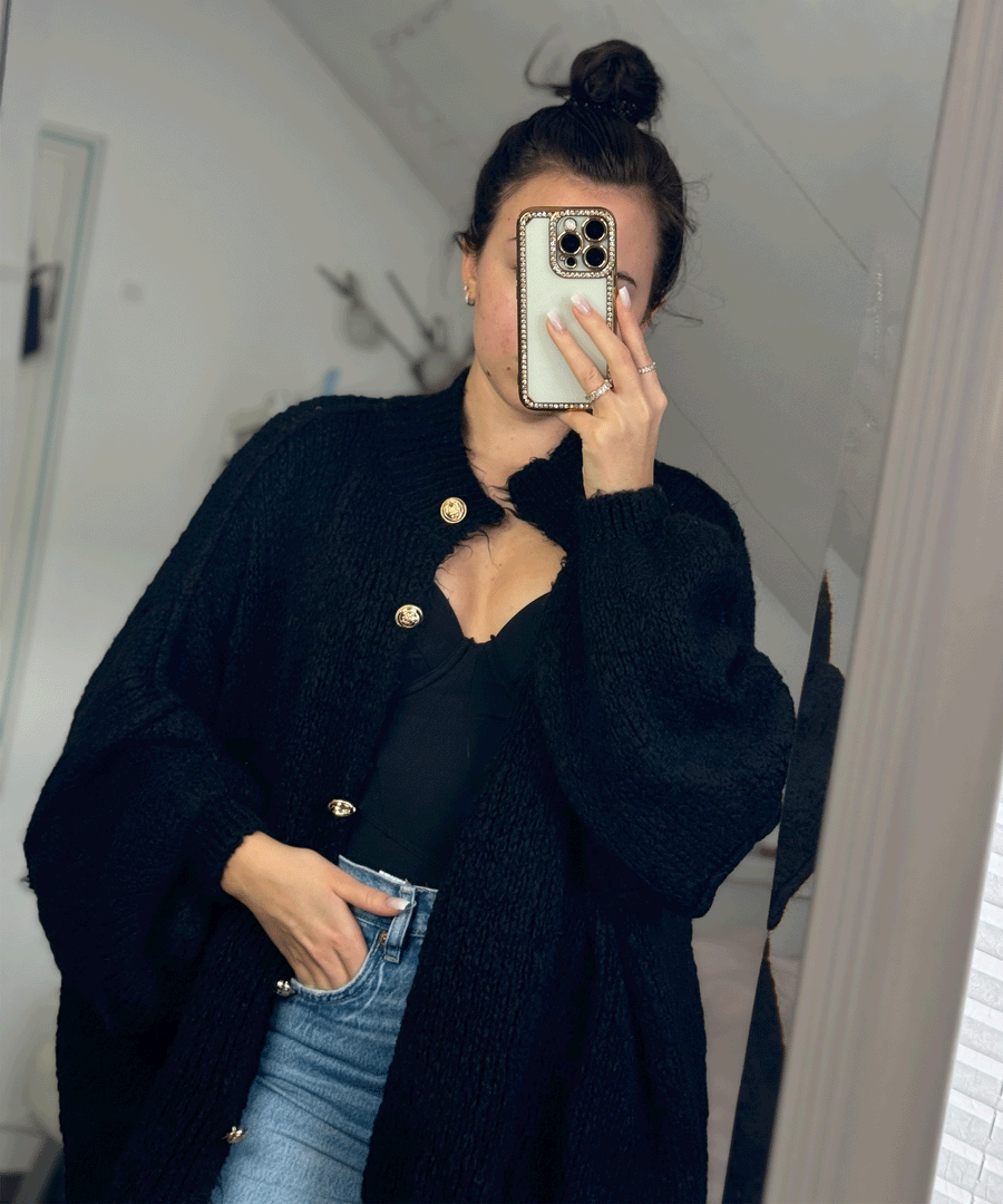 R&B | Overgrößed Strickjacke