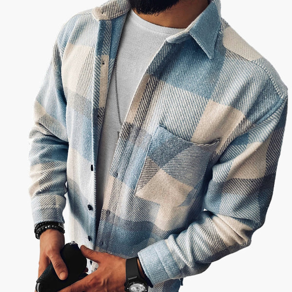 R&B | Freizeithemd Kariert Im Casual Stil - Modernes Hemdjacke für Alltag & Freizeit