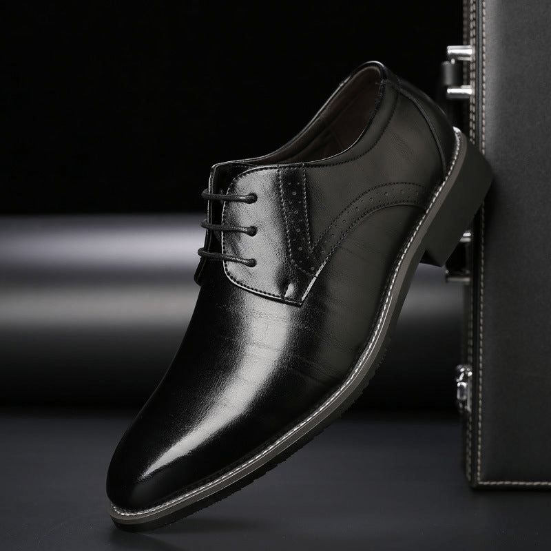 R&B | Stilvolle Herren Schuhe Schnürschuhe mit Brogue Details