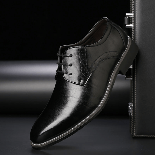 R&B | Stilvolle Herren Schuhe Schnürschuhe mit Brogue Details