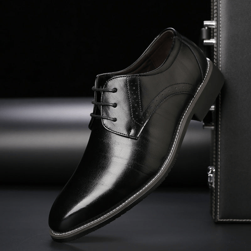 R&B | Stilvolle Herren Schuhe Schnürschuhe mit Brogue Details