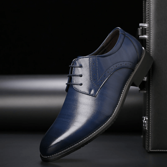 R&B | Stilvolle Herren Schuhe Schnürschuhe mit Brogue Details