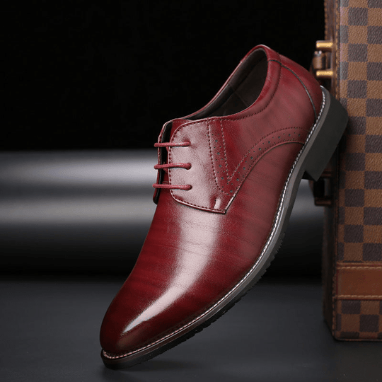R&B | Stilvolle Herren Schuhe Schnürschuhe mit Brogue Details
