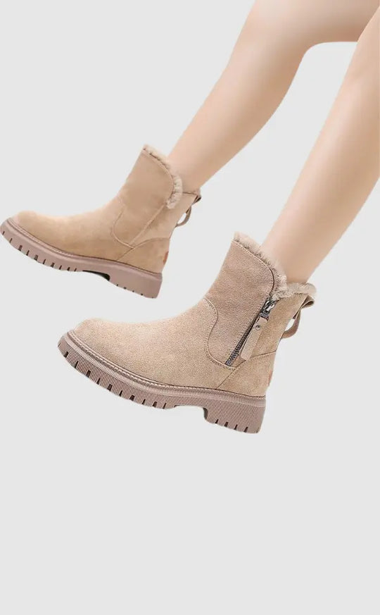 SamtWinterstiefel Für Damen R&B