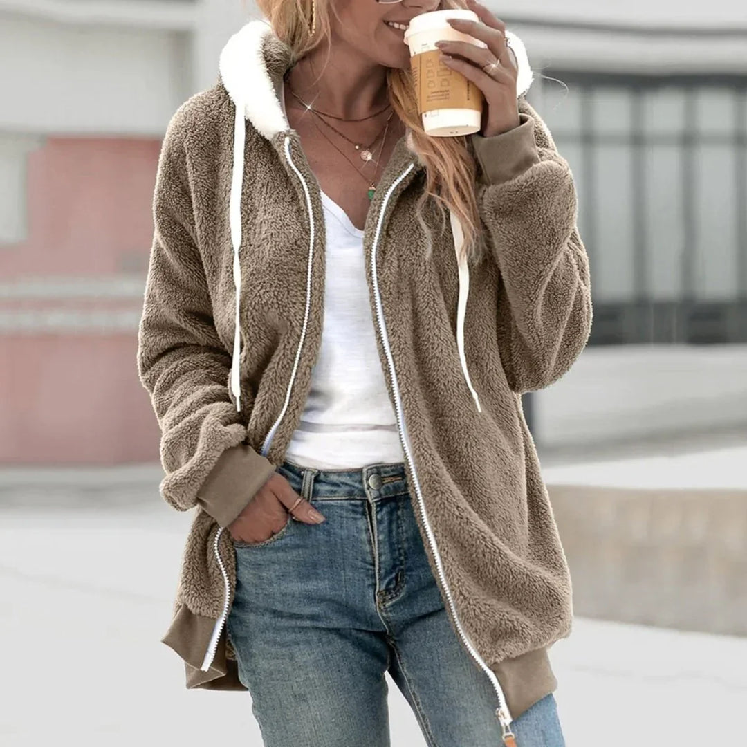 R&B | Extra warmer Teddy-Fleece Zip Hoodie