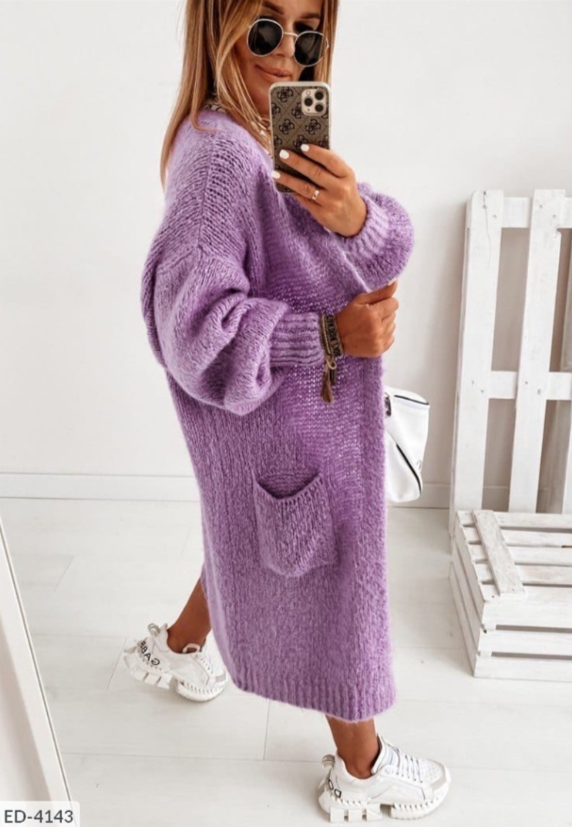 R&B | Strick Langcardigan mit Taschen für Frauen