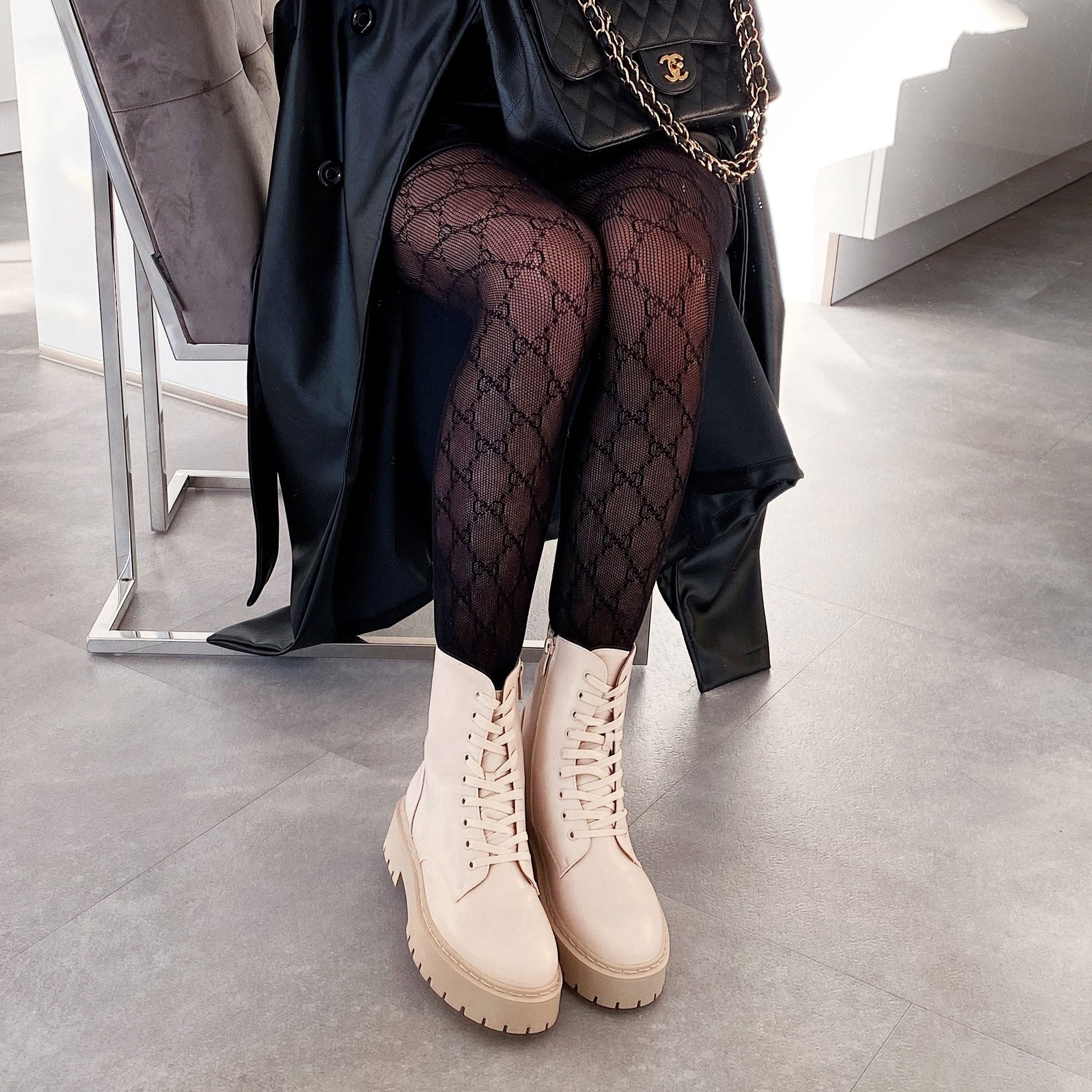 Serena beige Stiefel R&B