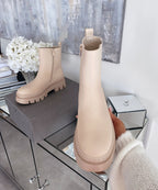 R&B | Beige Kurze Stiefel