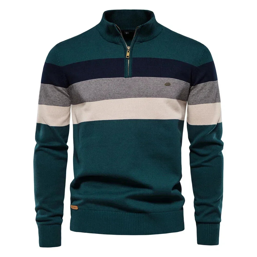 R&B | Wärmer Strickpullover mit Reißverschluss für Den Winter