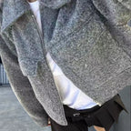 R&B | Kurz Bouclé Jacke