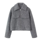 R&B | Kurz Bouclé Jacke