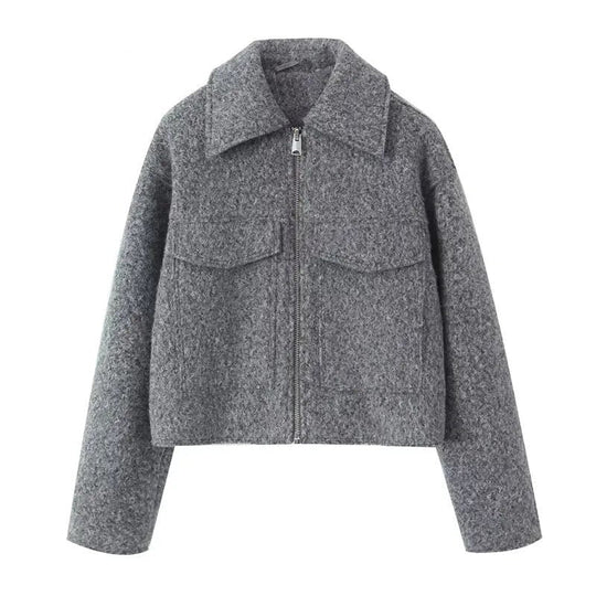 R&B | Kurz Bouclé Jacke