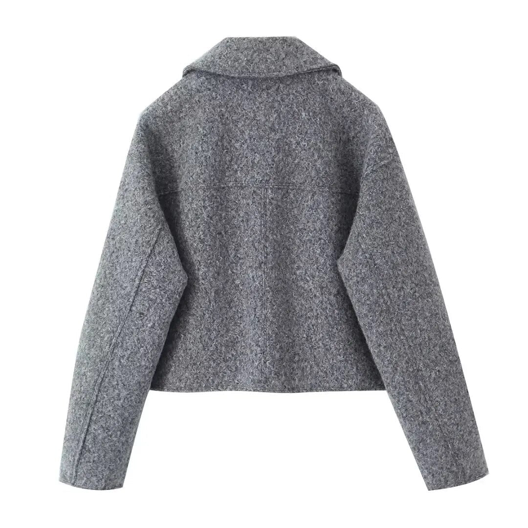 R&B | Kurz Bouclé Jacke