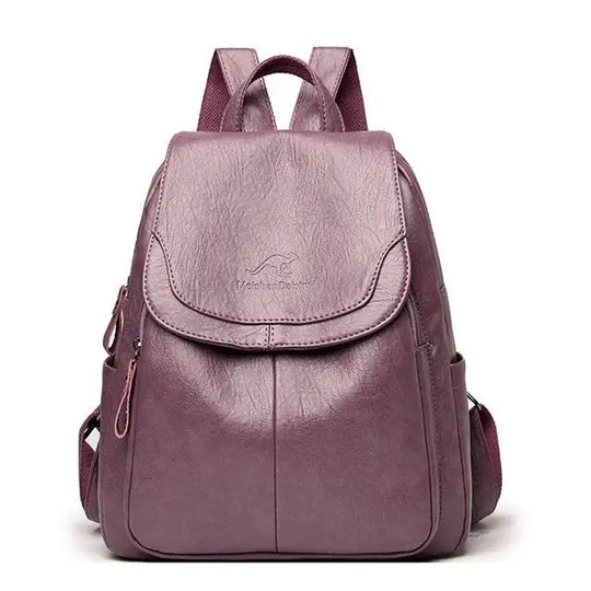 R&B | Anti Diebstahl Rucksack Aus Leder