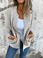R&B | Casual Langarm Reißverschlussjacke