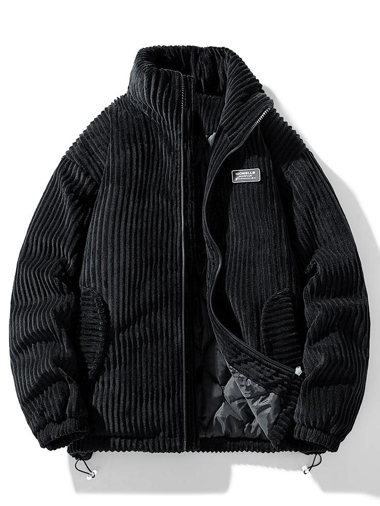 R&B | Corduroy Pufferjacke Herren Winter