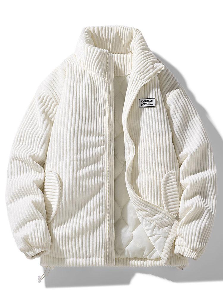 R&B | Corduroy Pufferjacke Herren Winter