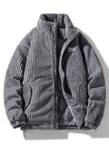 R&B | Corduroy Pufferjacke Herren Winter