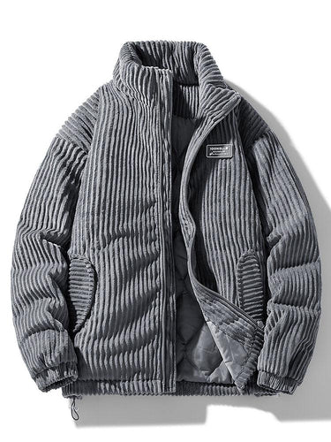 R&B | Corduroy Pufferjacke Herren Winter