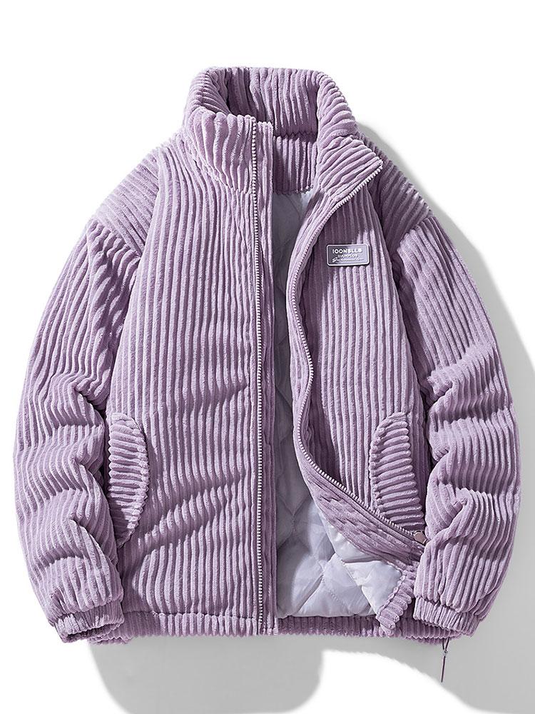 R&B | Corduroy Pufferjacke Herren Winter
