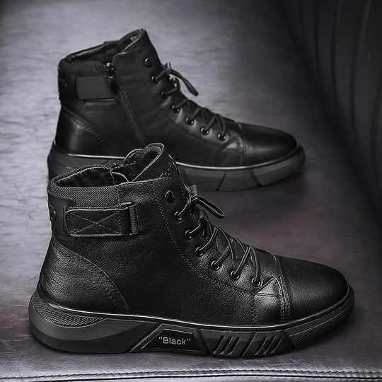 R&B | Robuste Schwarze Herrenschuhe