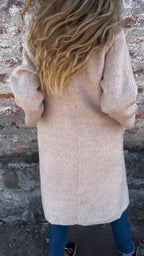 R&B | Lange Jacke mit Doppelknopfverschluss Zeitloses Design Elegante Passform
