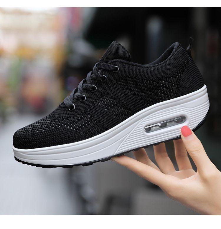 Damen leichte luftige geflochtene Mesh orthopädische Sneakers R&B