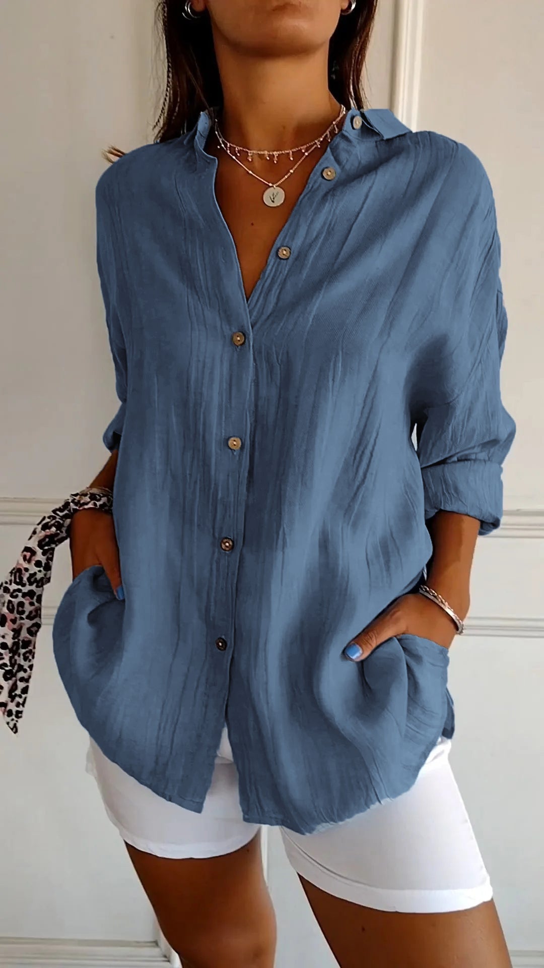 Heidi-Mode | Elegantes Shirt Mit Plissee-Stil