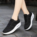 Damen leichte luftige geflochtene Mesh orthopädische Sneakers R&B