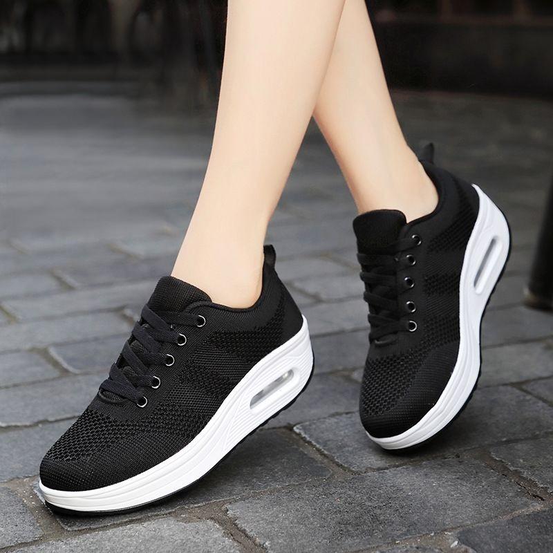 Damen leichte luftige geflochtene Mesh orthopädische Sneakers R&B