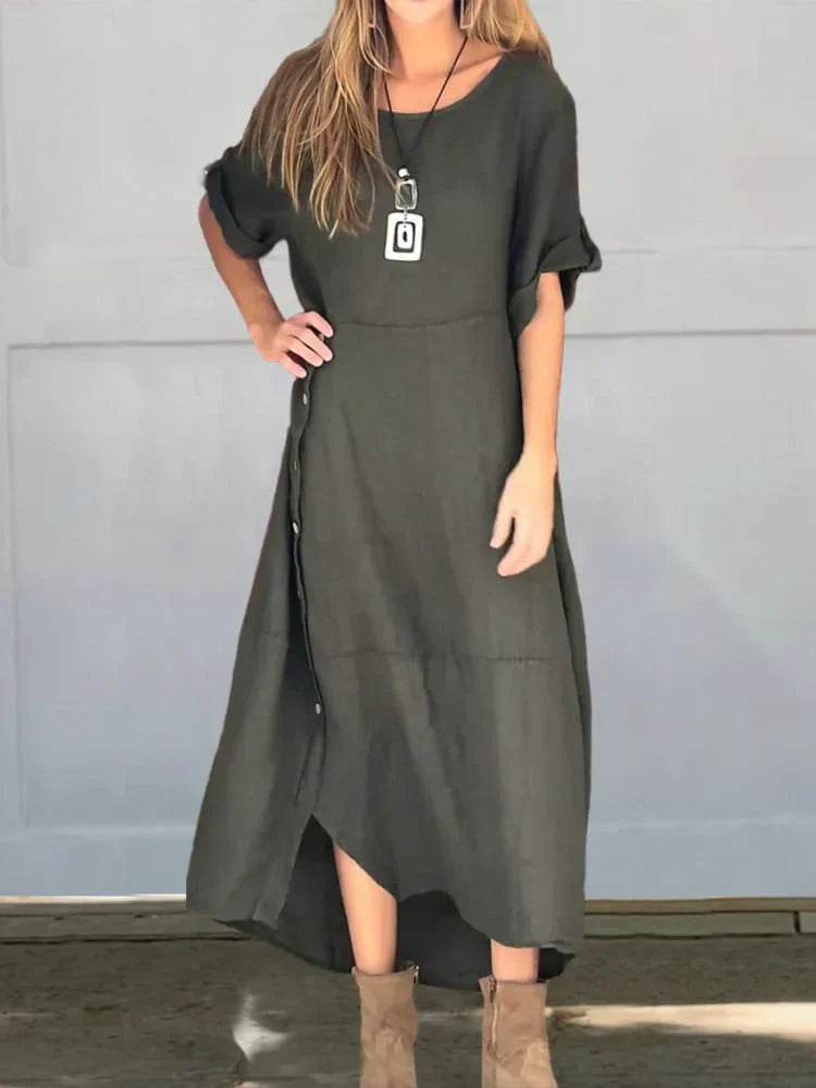 R&B | Leinen Baumwolle Kleid