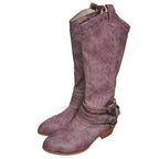 R&B | Cowboystiefel mit Blockabsatz Dekorative Schnalle