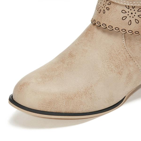 R&B | Cowboystiefel mit Blockabsatz Dekorative Schnalle