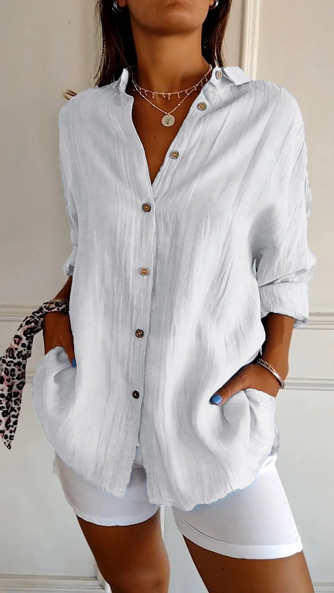 Heidi-Mode | Elegantes Shirt Mit Plissee-Stil