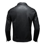 R&B | Lederjacke mit Kragen für Herren