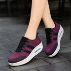 Damen leichte luftige geflochtene Mesh orthopädische Sneakers R&B