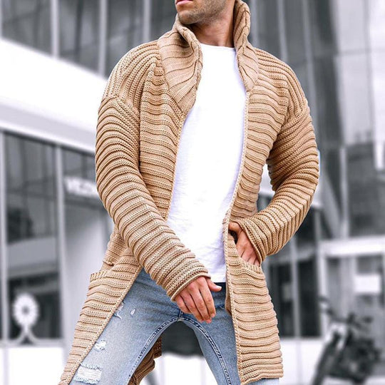 R&B | Strickjacke mit Stehkragen