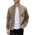 R&B | Leichte Übergangsjacke für Männer im Wildleder-Look mit Stehkragen